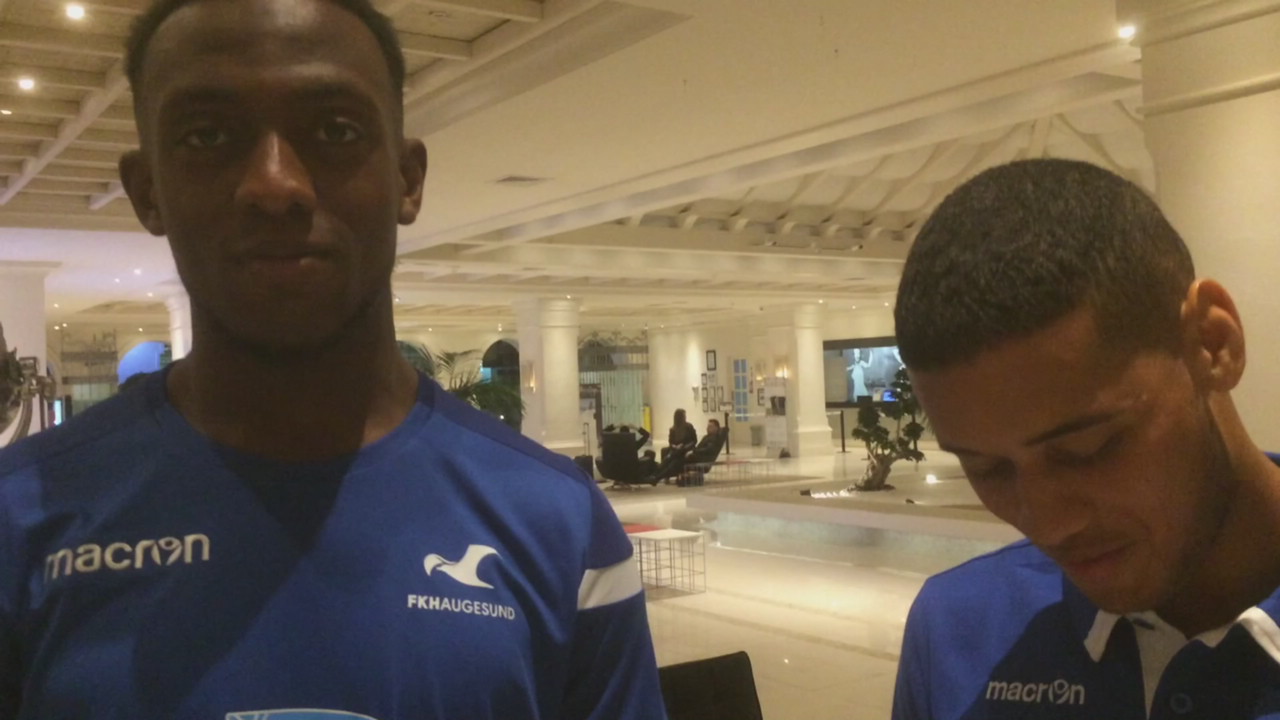 Ben Karamoko på treningsleir.mov